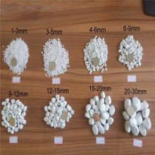 靈壽縣瑪琳礦產品加工廠 營口瑪琳白色碎石，為綠化園林添一抹純凈雅致